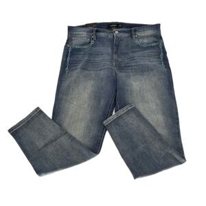 NWT Lauren Ralph Lauren LRL Embellishments Women 18 Jeans High Rise Skinny Ankle